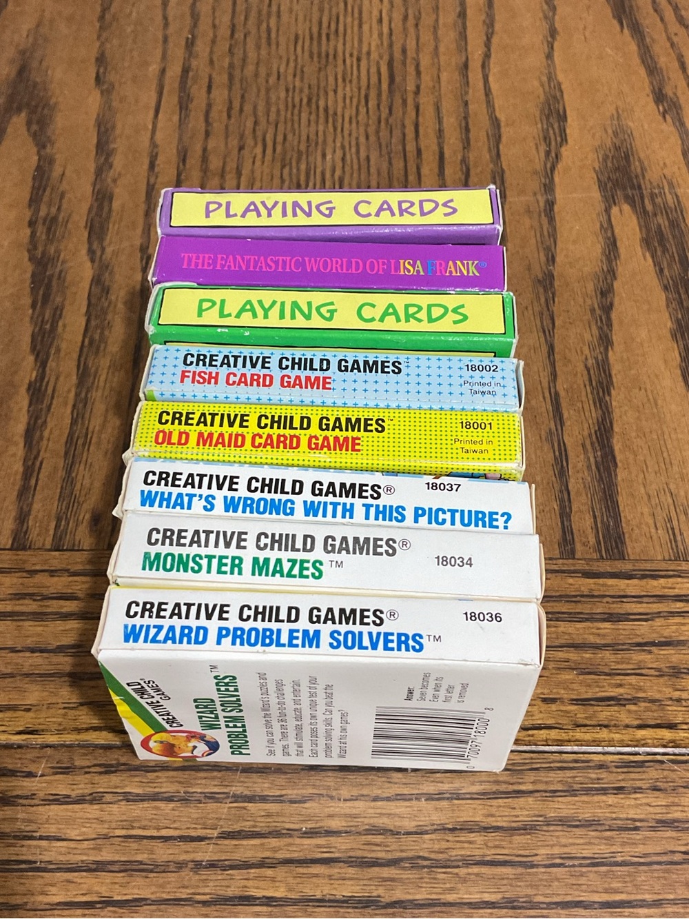 8 Creative Child Games Card Set – Multicolor Playing Cards for Kids
